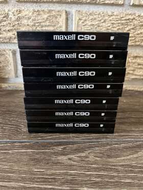 Ln-90s.is Maxell 11560 Communicator Series P/i C90 Low Noise/high Output Cassettes 7 New