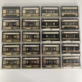 Max753427 Maxell Lot Of 20 Xlii 90 Epitaxial Cassette Tapes Japan