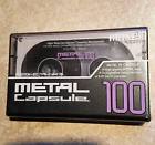 Maxell Metal Capsule 100 Blank Cassette New Sealed 025215149412