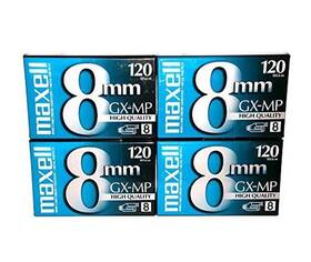 P6-120gx Maxell 8mm Gx-mp 120 Video Camcorder Tapes 4-pack