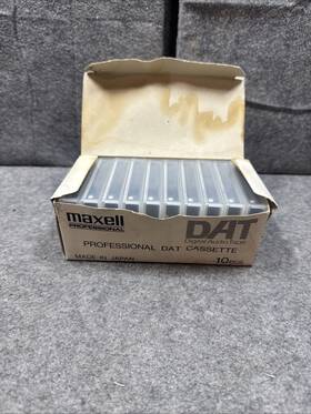 R-94da Maxell Dat Professional Cassettes Case Of 10 New