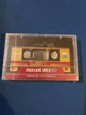 Uds90 Maxell Uds Ii 90 Type Blank Cassette Tape 1 Sealed