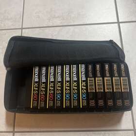 Xl11-s60 Maxell Xl11-s Lot Of 12 New Factory Sealed Cassette Tapes 100 90