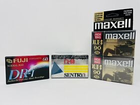 Sns-192-b083hnxzfq Maxell Xlii-s Audio 90 Mins 2 Pack Fuji Dr-1 Sentry Cx-60 Cassette Tape Lot