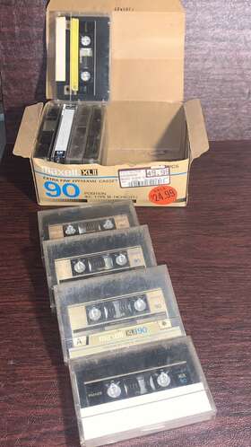 Xloi90 Maxell Xlii 90 Cassette Tapes Sold As Blanks Set Of 9