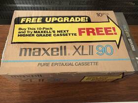 90ii Maxwell Xlii Iec - Factory Sealed New Lot Of 10 Plus A Bonus Tape