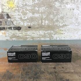 20240927 Maxwell E.2 C Gb.01 C90 Professional Industrial Cassette Tapes Communicator Series Lot Of 19