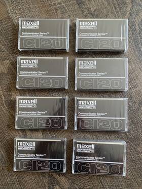 20231010 Maxwell Fa 9/20231010/gb.24 8 C120 Professional Industrial Cassette Tapes Communicator Series Ci20