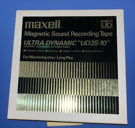 Ud35-10 Maxwell Magnetic Sound Recording Tape Ultra Dynamic Long Play Preowned
