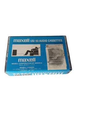 Usi-90 Maxwell Usi 90 Normal Bias Audio Cassettes 2 Pack Made In Japan Rare
