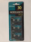Mcc-30 Teac Microcassette Minutes Normal Position Pack Brand New 4907034505852