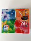 Md-fn80mx5 Tdk New Sealed Pack Of Fine Mix Colored Md Mini