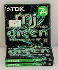 Md-mj74cg Tdk Mj Green Music Jack Color Recordable Minidisc New Sealed