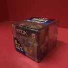 Md-sg74ax Tdk New Five Minidiscs In Box Gold Series Case Sealed