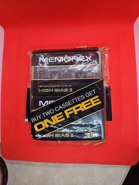 Memorex 014899024009 Open Buy 2 Get 1 Free Pk High Bais Ii Cassettes 90 Min Is Gone