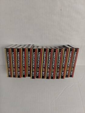 06004 Memorex 90 Db Series Blank Audio Cassette Tape Bundle New Sealed