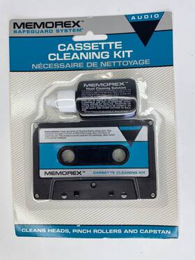 Memorex 071809003004 Audio Cassette Head Rollers Capstan Cleaning Kit Sealed Package