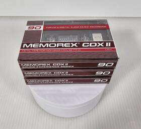 Memorex 071809045011 3 Cdx Ii 90 Audio Cassette Tapes New Sealed
