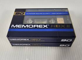 Memorex 071809046001 2 Hbx Ii 90 Audio Cassettes Tapes New Sealed Rare