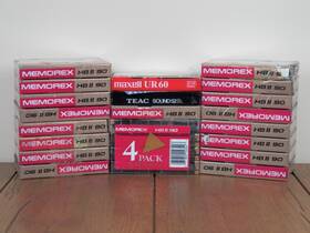 23-lot Memorex 071809143427 Hb Ii 90 Teac Maxell Ur60 Blank Cassette Tapes Cracks New