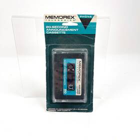 Memorex 071809188183 20 Second Endless Cassette Tape Telephone Answer/announce Blank New