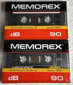 Memorex 071809462047 Db 90 High Output Blank Audio Cassette Tapes New Sealed Lot Of 2