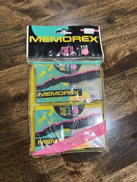 Memorex 071809622076 Cire Ii 110 Minute Blank Audio Cassette Tapes Lot Of 2 High Bias Type