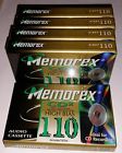 Memorex 5 New Sealed Blank Cd2 110 Minute Audio Cassette Tapes High Bias Cd 2 071809411014