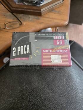 Hbii60 Memorex Hbs Ii 60 High Position Cassette Tapes 2 Pack Sealed