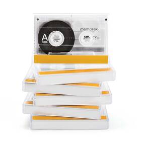 Mx-ct180 Memorex High-output Cassette Tapes - 6 Pack