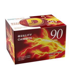 M109-05 Mersoco Blank Audio Cassette Tape - 90 Minutes Recording Time Low Noise And High Ou