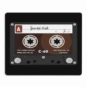 Fmile-mos-a35 Mugod Retro Audio Cassette Mouse Pad Music Record Player Low Noise 80s Plasti