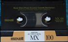 Mx100 Maxell Mx Metal Bias Type Iv Audio Compact Cassette Tape