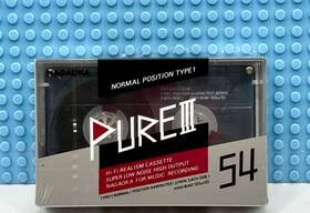 Cp-54 Nagaoka 967736062503 Pure Iii Type I Blank Cassette Tape 1 Sealed