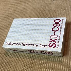 Sxll-c90 Nakamichi Reference Blank Audio Cassette Tape Sealed New High Bias Sx I