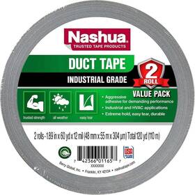 964904 Nashua Duct Tape 12 Mil Thick 2 Inch X60 Yard Pack