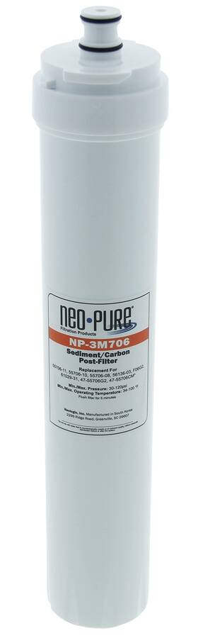 Np-3m706 Neo-pure Sqc706 Sqc Compatible Sediment/carbon Prefilter - 3m Replaceme