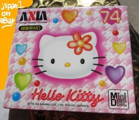 New Hello Kitty Pink Sparkle 74 Blank Mini Disc Minidisc Axia Sealed Md Hk Pn