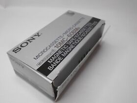 10mc-60bmb Nos Lot Of 10 Vintage Sony Blank Micro Cassettes Microcassettes