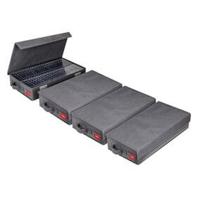 Usnwct4pu Nuswor Upgrades Cassette Tape Storage Box - Dust-proof Racks With Lid 4pack