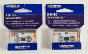 149-005 Olympus 2 Xb60 Mc-60 Microcassette Maximized Recording Tapes Japan