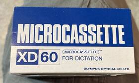Xd60 Olympus Vintage Micro Cassette Lot Of 10 New Sealed Nos With Box