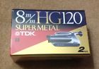 P6-120hgg Tdk Super Metal New Video Cassette Tape Made In Japan