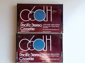 C60lh Pacific Stereo 2 Vtg Cassette Tapes Low Noise High Output Blank Sealed Usa
