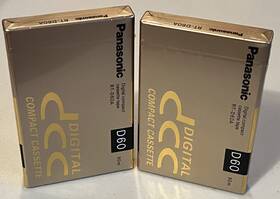 Panasonic 037988010462 Inch Two Dcc D60 Digital Compact Cassette Factory Sealed Nos