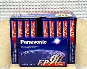 Panasonic 984824047969 Ep 90 Type I Box Of 10 Tapes Sealed