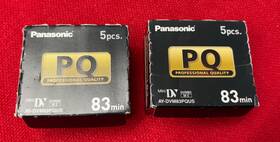 Av-dvm83pqus Panasonic Ay-dvm83pqus Sealed Pq 10 Pieces 83 Min Digital Video Cassette