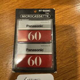 Rt-602mc Panasonic Microcassette - 60 Min 2 Tapes Brand New