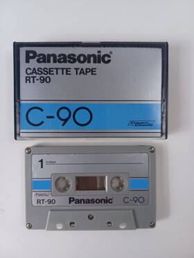 Rt-90 Panasonic Audio Cassette Tape C-90 Vg Ex Vintage