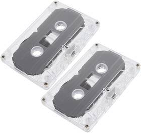 I495502nil Parliky 2pcs Blank Cassette Tapes Recording Low Noise Audio For Music And Speech R